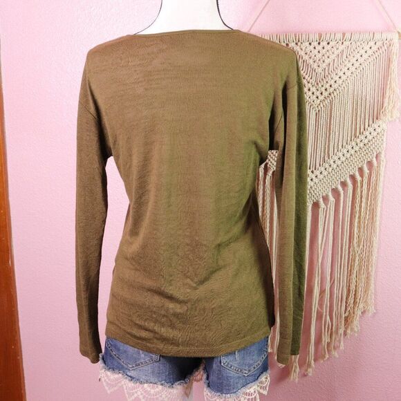 Sanctuary | Long Sleeve V Neck Top Small - Picture 4 of 7